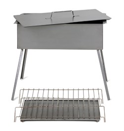 Коптильня PALISAD Camping двухъярусная 500x270x175, 0,8 мм. с поддоном на ножках 69527 - фото 82775