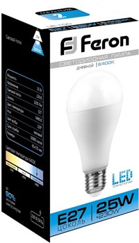 Лампа светодиодная Feron 25W 230V E27 6400K LB-100 25792 - фото 82932