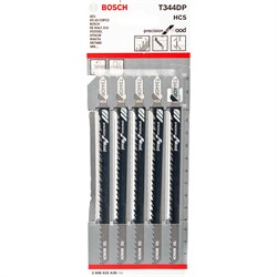 Пилки лобзиковые BOSCH T 344 DP HCS 5шт 2608633A36 - фото 82960