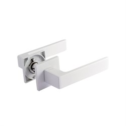 Ручка НОРА-М дверная Slim 132К белый - фото 82986
