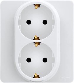 Розетка LEGRAND INSPIRIA 2*2К+3 белый 673750 - фото 83085