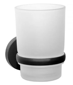 Держатель HAIBA стакана для зубных щеток, черный HB8706 - фото 83111