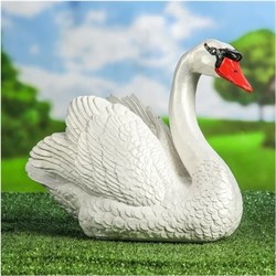 Фигура садовая PREMIUM GIPS Лебедь большой №3 белый 38*18*28см 1176559 - фото 83340