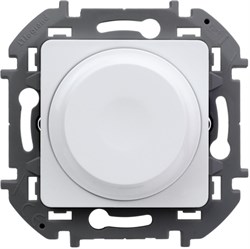 Светорегулятор LEGRAND INSPIRIA поворотный 300Вт белый 673790 - фото 83397