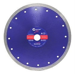Диск отрезной FIT алмазный сверхтонкий турбо-сегмент CUTOP 230*3,0*8,0*22,2мм 68-23030 - фото 83545