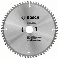 Диск пильный BOSCH ECO ALU/Multi 230*30-64T 2608644392 - фото 83553