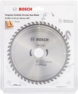 Диск пильный BOSCH ECO WO 190x30-48 2608644377 - фото 83557