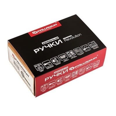 Ручка дверная PALLADIUM REVOLUTION Alice GP/CP - фото 8358