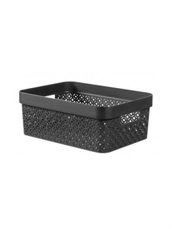 Корзина CURVER TERRAZZO черная 246078 - фото 83925