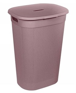 Корзина PLAST TEAM OSLO для белья 55л, черничный морс PT1334ЧМ-6 - фото 83926