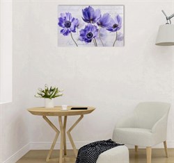 Картина-холст на подрамнике Цветы! 60*100см 4720966 - фото 83961