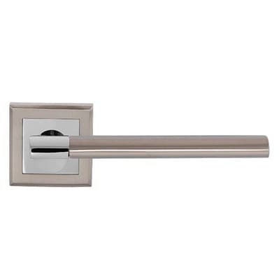 Ручка дверная PALLADIUM СITY A Oscar SN/CP никель мат.+хром - фото 8398