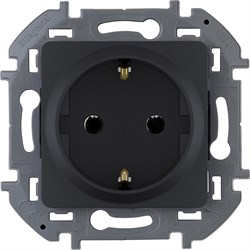 Розетка LEGRAND INSPIRIA 2К+3 антрацит 673723 - фото 84085
