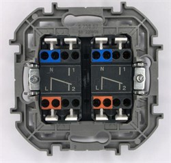 Переключатель LEGRAND INSPIRIA 2кл алюминий 673657 - фото 84096