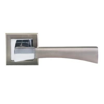 Ручка дверная PALLADIUM СITY A Trevi SN/CP - фото 8418