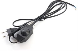 Сетевой шнур Feron с диммером 230V 1.5+0,5 м черный 23059 - фото 84383