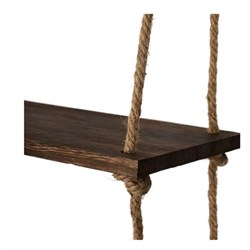 Полки QWERTY на канатах Tivat, 2 яруса 40*20, толщина 1,5 см 72037 - фото 84467