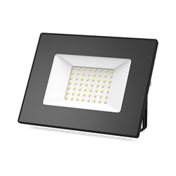 Прожектор GAUSS LED Elementary 50W 4500Lm IP65 6500K 200-240V черный 613100350 P - фото 84510