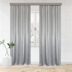 Шторы портьерные Элегия 190*275 2шт блэкаут серебро 99968 - фото 84592