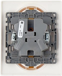 Розетка LEGRAND Etika 2X2К+З на винтах (белый) 672223 - фото 84670