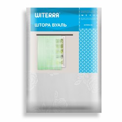 Штора вуаль 300*260см с тиснением роза 10160 белый - фото 84792