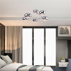 Люстра RIVOLI Romi 5хЕ14 40Вт модерн 3038-305 - фото 84918