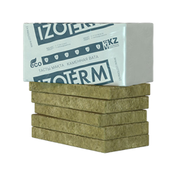 Плита минеральная IZOTERM (А) П-75М50 (1000*600*50) 4,8м.кв. - фото 85082