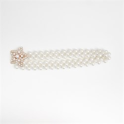 Подхват для штор брошь с жемчугом Морская звезда 1шт 108479 - фото 85264