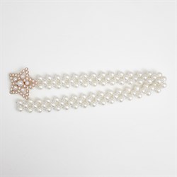 Подхват для штор брошь с жемчугом Морская звезда 1шт 108479 - фото 85265