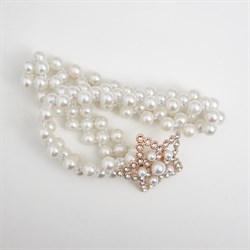 Подхват для штор брошь с жемчугом Морская звезда 1шт 108479 - фото 85266