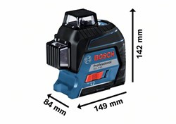 Нивелир BOSCH лазерный GLL 3-80+кейс 0601063S00 - фото 85306
