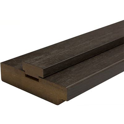 Коробка ОМИС дверная с пазами (пленка ПВХ, состоит из стойки-2,5шт) 2024*80*33 венге дымчатый - фото 8533