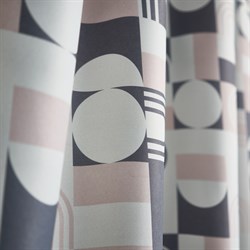 Шторы портьерные Блэкаут Абстракция 190*275*2шт серый 108862 - фото 85356