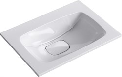 Тумба для ванной комнаты AQWELLA Accent 60 подвесная дуб золотой с раковиной ACC0106DZ - фото 85523