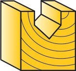 Фреза FIT пазовая V-образная D*H*L=10*10*46,5мм 3603-081010 - фото 85866