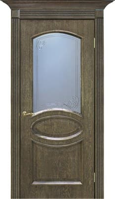 Полотно ОМИС дверное Лаура КР 600*2000*40 шервуд - фото 8632