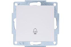 Кнопка звонка LEZARD VESNA белая 742-0288-103 (механизм) - фото 86399