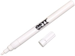 Маркер FIT строительный с жидким красящим состав, белый 138х11 мм 04337 - фото 86438