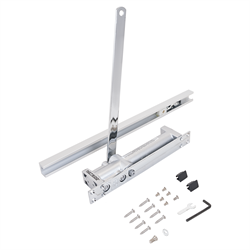 Доводчик NOTEDO дверной DC-055IN-HO SILVER скрытой установки (10) - фото 86587
