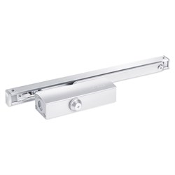 Доводчик NOTEDO дверной DC-075 SL+HO SILVER со скользящей тягой, с фикс. до 70 кг (10) - фото 86596