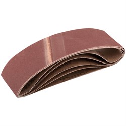 Ленты FIT шлифовальные бесконечные, водостойкие, на тканевой основе, 5шт 75*533мм Р240 39699 - фото 86631