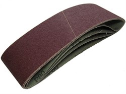 Ленты FIT шлифовальные бесконечные, водостойкие, на тканевой основе, 5шт 75*533мм Р80 39694 - фото 86634