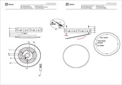 Люстра DE MARKT Гуфи 50W LED 220V (пульт) 716010201 - фото 86688