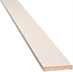 Наличник НОВЫЙ СТИЛЬ МДФ прямоугольный ПП Premium NA7mg-St (2200x70x8мм) цвет магнолия (стоевая) - фото 86740