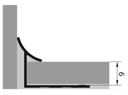 Профиль РП-АКП-05 2,5м анодированый серебро матовый - фото 87001