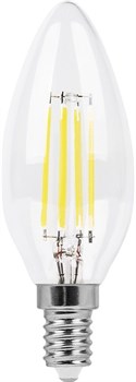 Лампа светодиодная Feron 11W 230V E14 4000К C35 LB-713 филамент 38008 - фото 87101