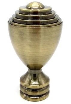 Наконечник АВАНТИ ант.латунь d 28 мм (2 шт) в упаковке - фото 87192