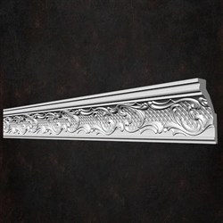Плинтус ГЛАНЦЕПОЛ потолочный GP-30 Gold 96*53 (1уп-26шт) - фото 87249