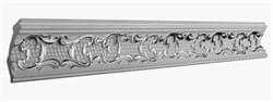 Плинтус ГЛАНЦЕПОЛ потолочный GP-30 Silver 96*53 (1уп-26шт) - фото 87258