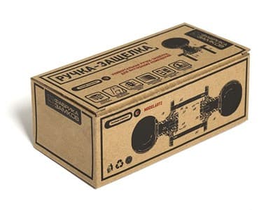 Ручка-защелка в комплекте ФЗ 6072 SN BK - фото 8741